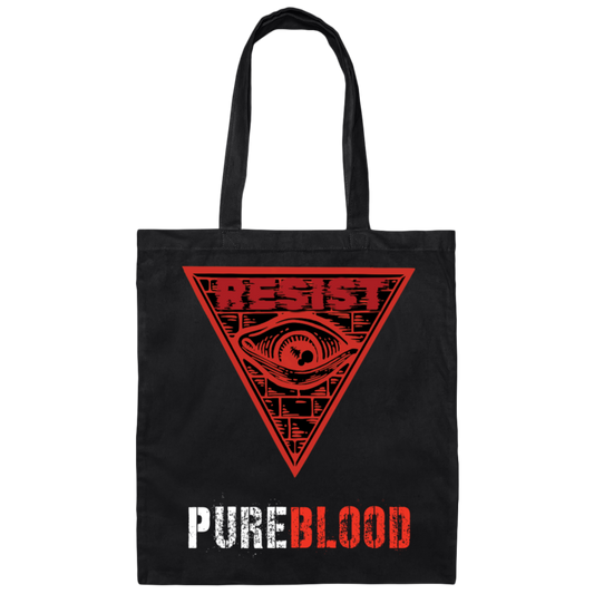 "PureBlood" Canvas Tote Bag