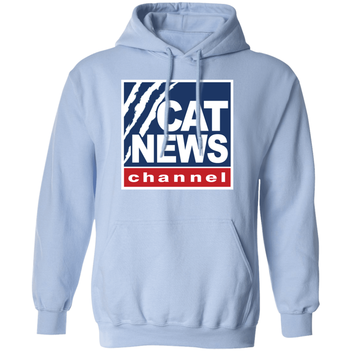 "Cat News" Pullover Hoodie