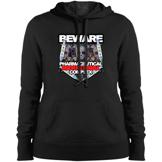 "Pharma Beware" Ladies' Pullover Hooded Sweatshirt