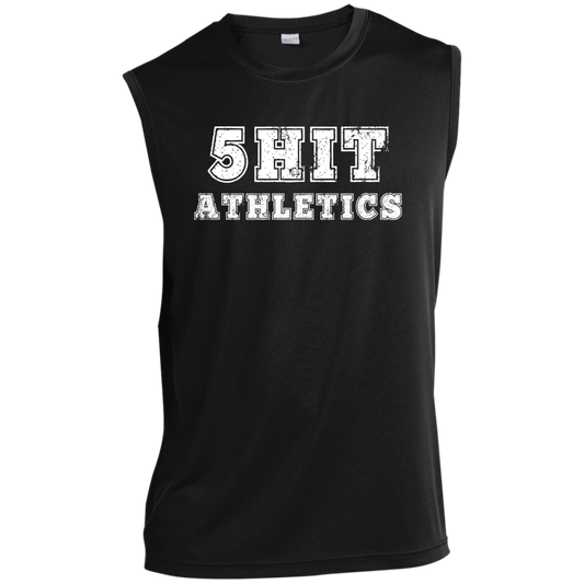 "5-Hit Athletics" Men’s Sleeveless Performance Tee