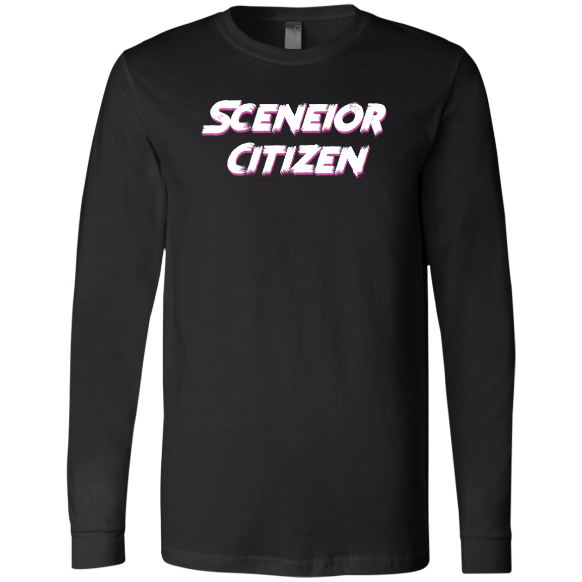 "Sceneior Citizen" Men's Jersey LS T-Shirt