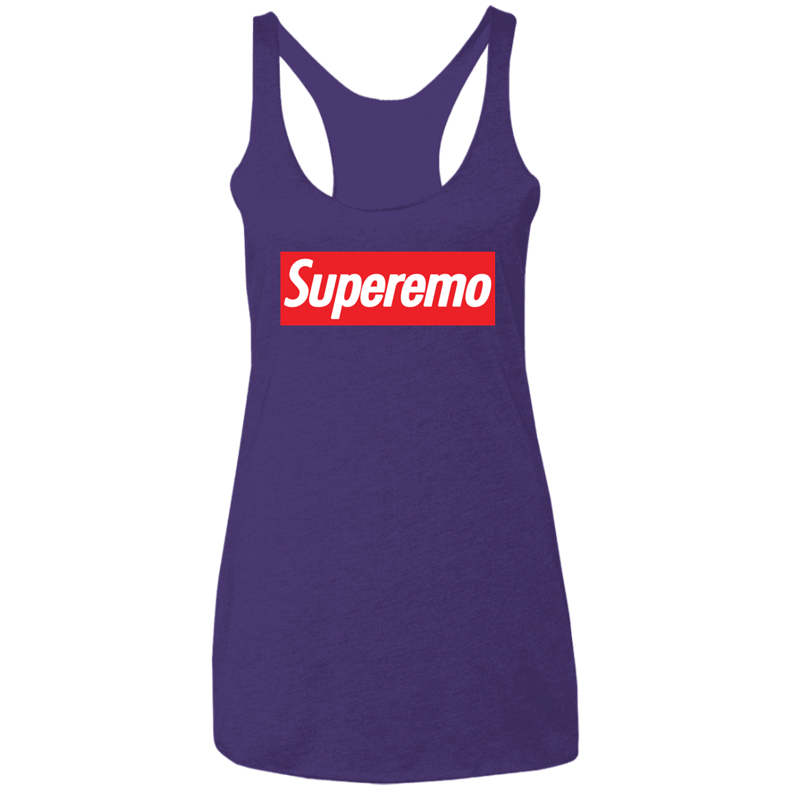 "SuperEmo" Ladies' Triblend Racerback Tank