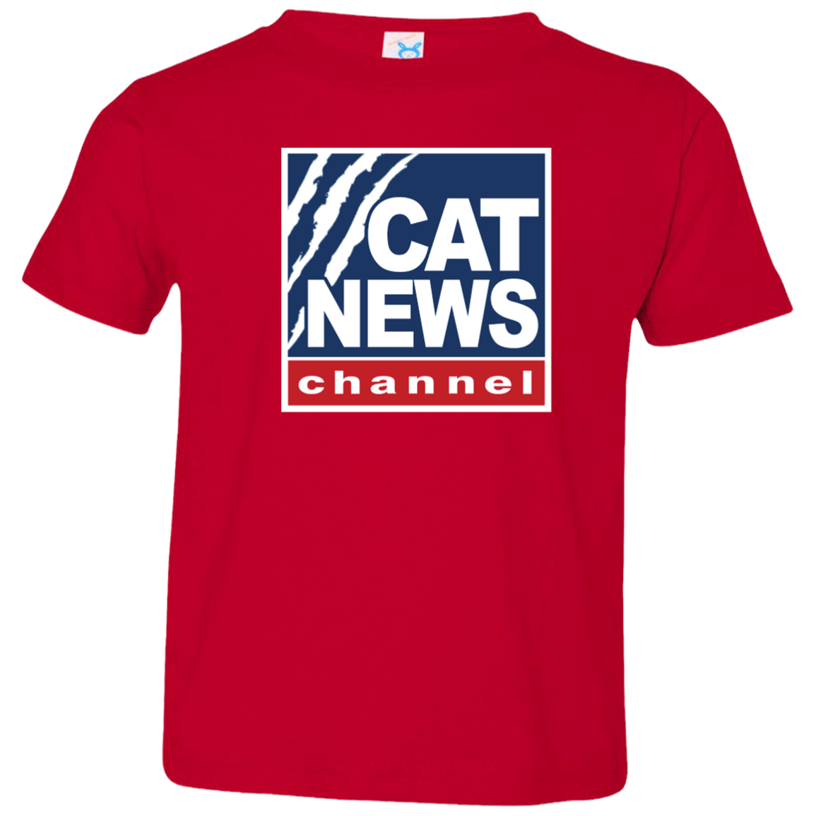 "Cat News" Toddler Jersey T-Shirt