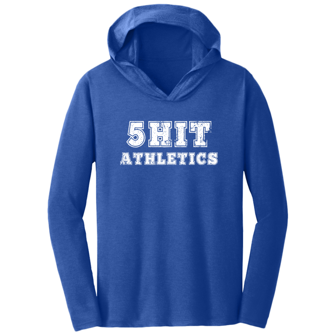 "5-Hit Athletics" Triblend T-Shirt Hoodie