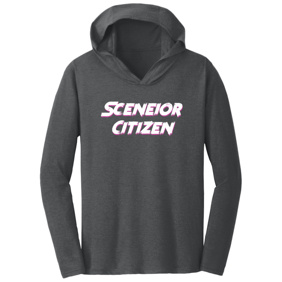 "Sceneior Citizen" Triblend T-Shirt Hoodie