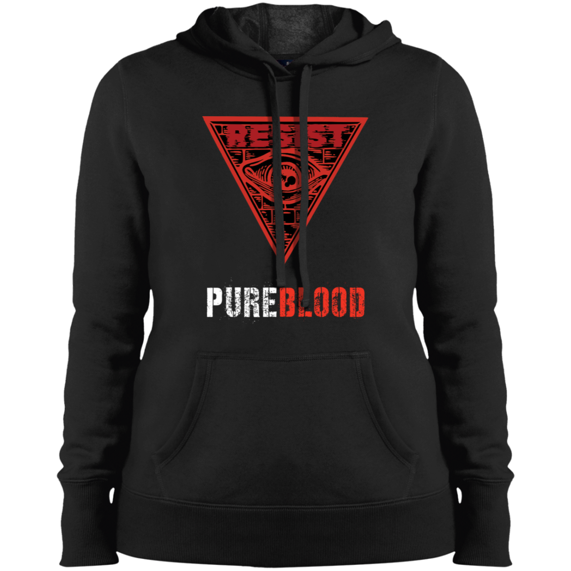 "PureBlood" Ladies' Pullover Hooded Sweatshirt