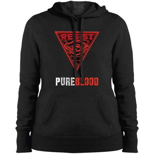 "PureBlood" Ladies' Pullover Hooded Sweatshirt