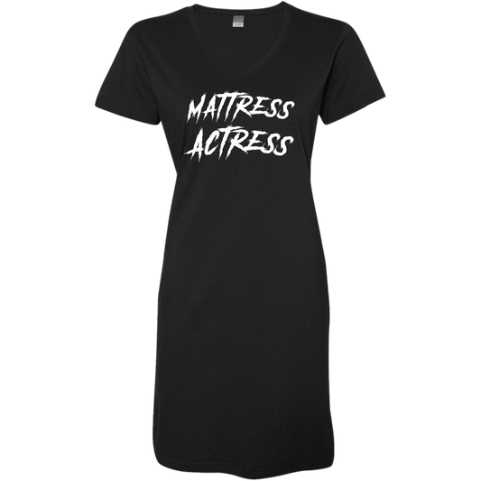 "Mattress Actress" Ladies' V-Neck Fine Jersey Cover-Up