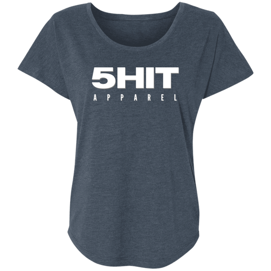 "5-Hit Apparel" Ladies' Triblend Dolman Sleeve