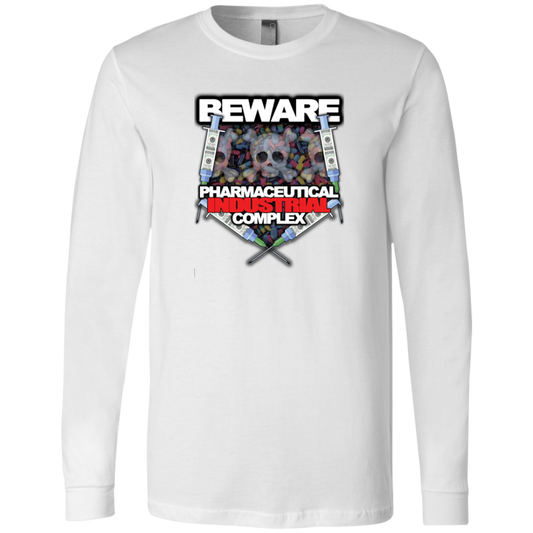 "Pharma Beware" Men's Jersey LS T-Shirt