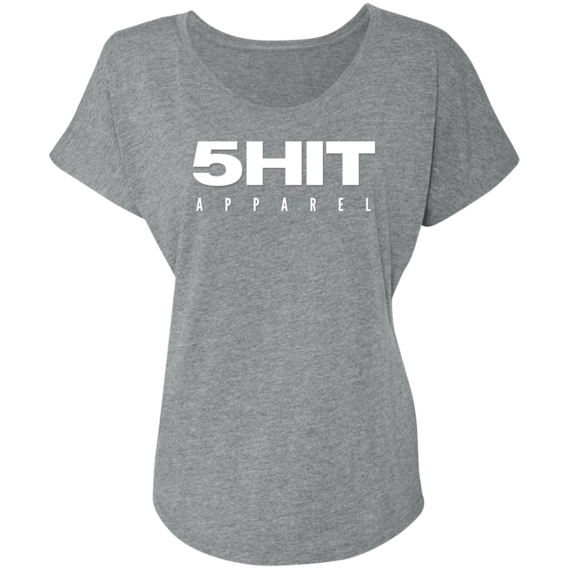 "5-Hit Apparel" Ladies' Triblend Dolman Sleeve