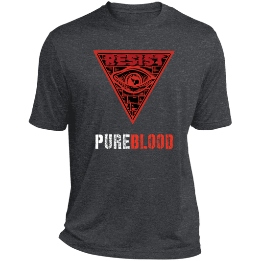 "PureBlood" Heather Performance Tee