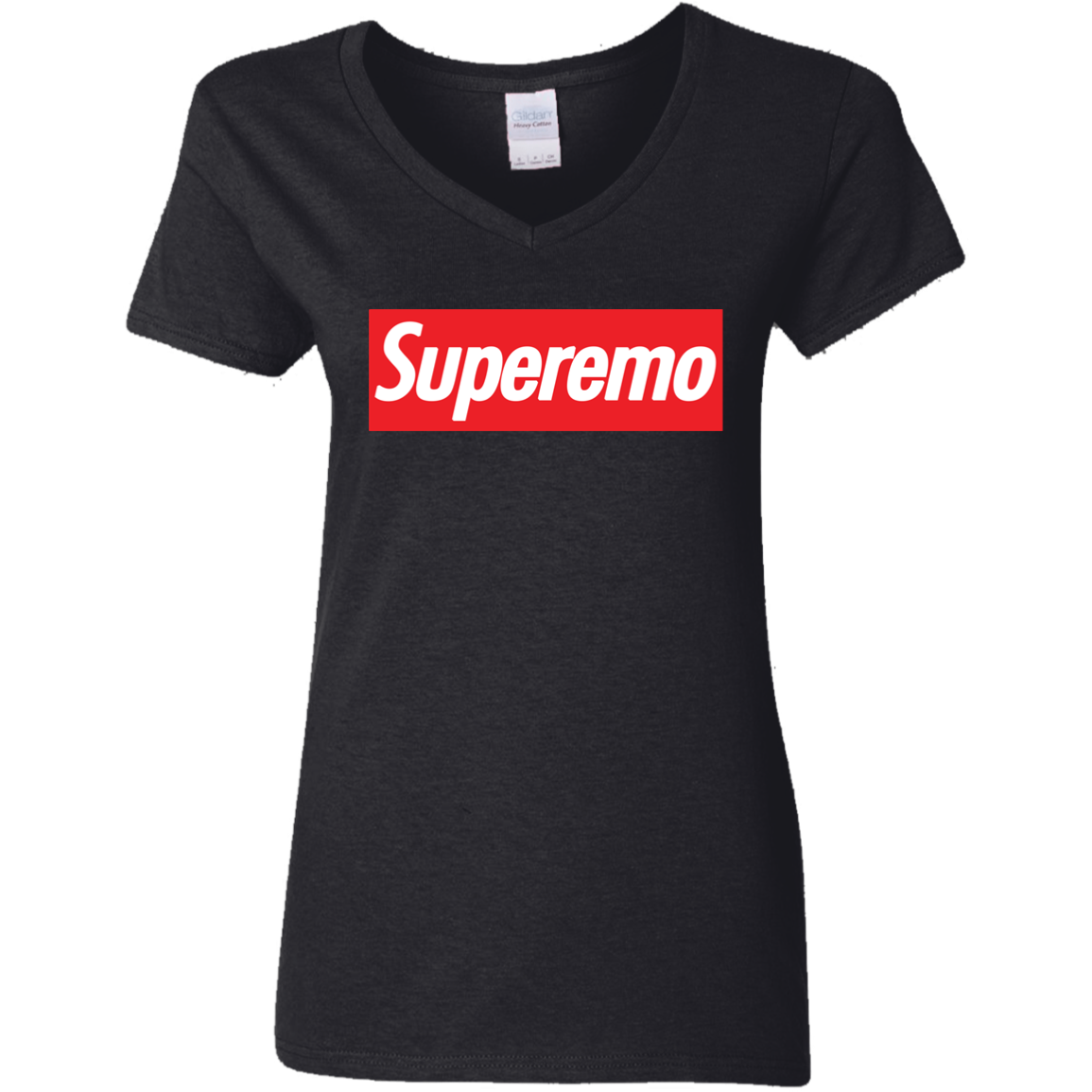 "SuperEmo" Ladies' 5.3 oz. V-Neck T-Shirt