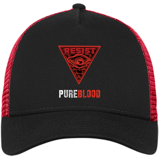 "PureBlood" Embroidered Snapback Trucker Cap