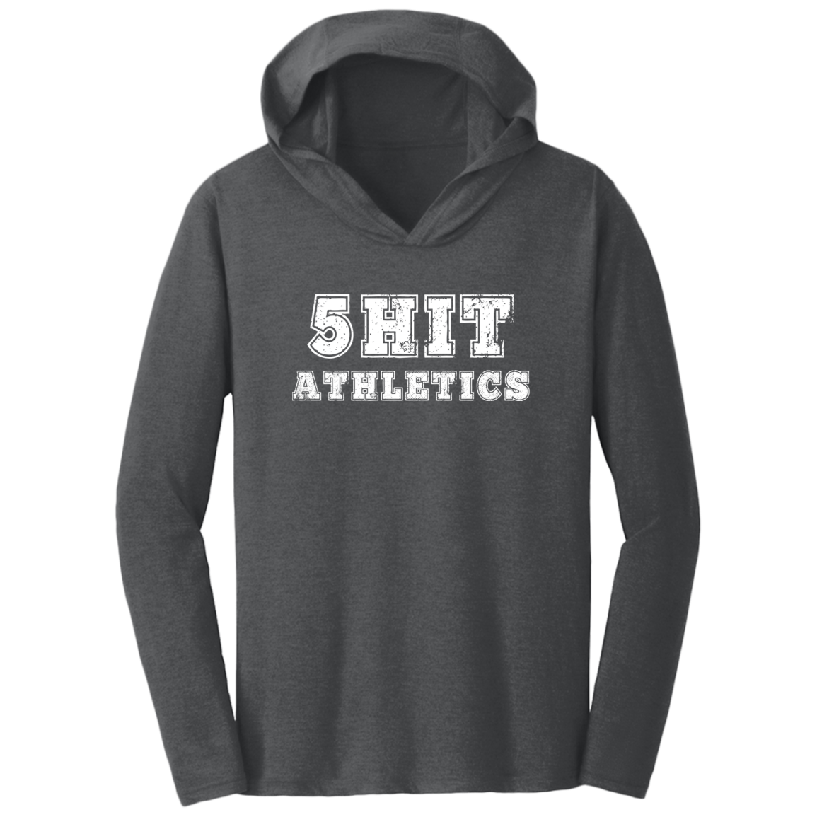 "5-Hit Athletics" Triblend T-Shirt Hoodie