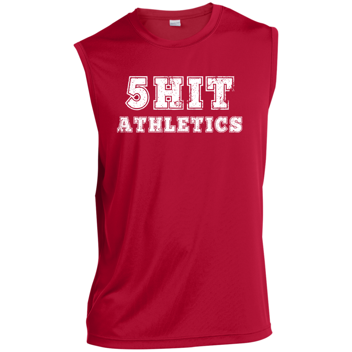 "5-Hit Athletics" Men’s Sleeveless Performance Tee