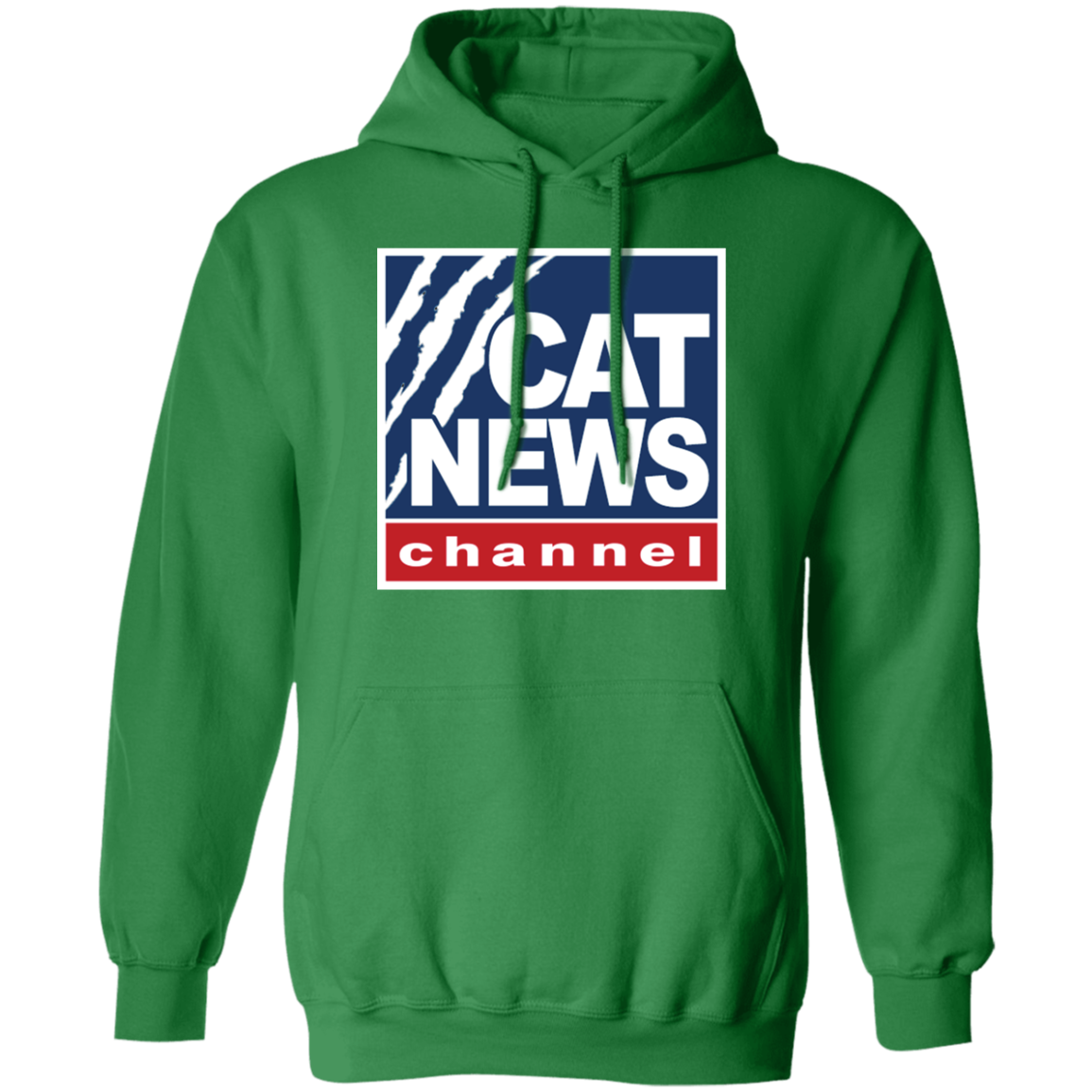 "Cat News" Pullover Hoodie