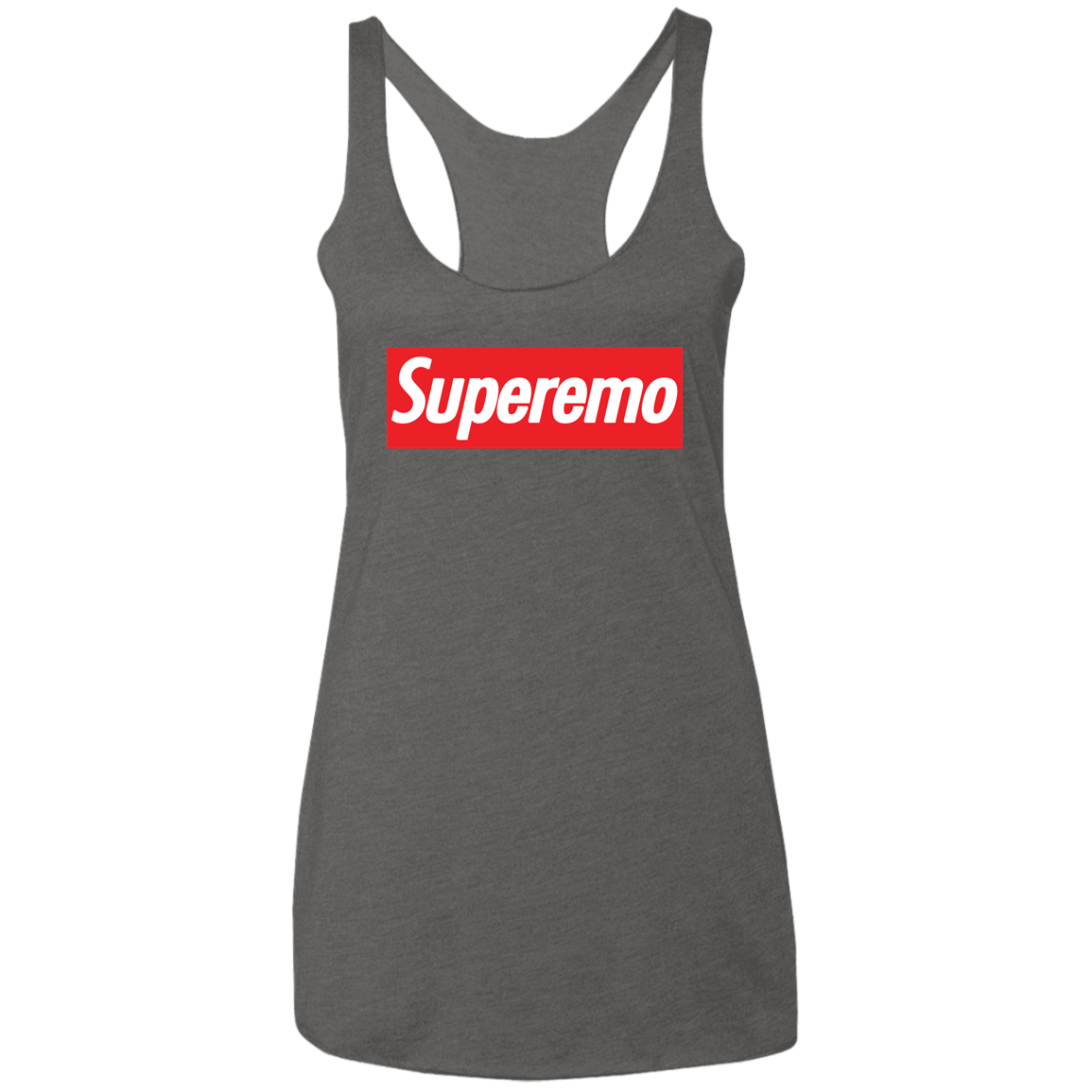 "SuperEmo" Ladies' Triblend Racerback Tank