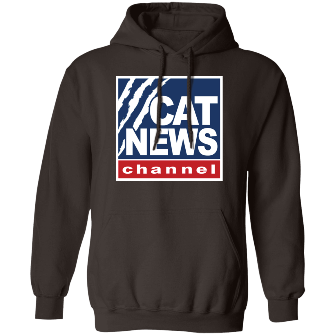 "Cat News" Pullover Hoodie