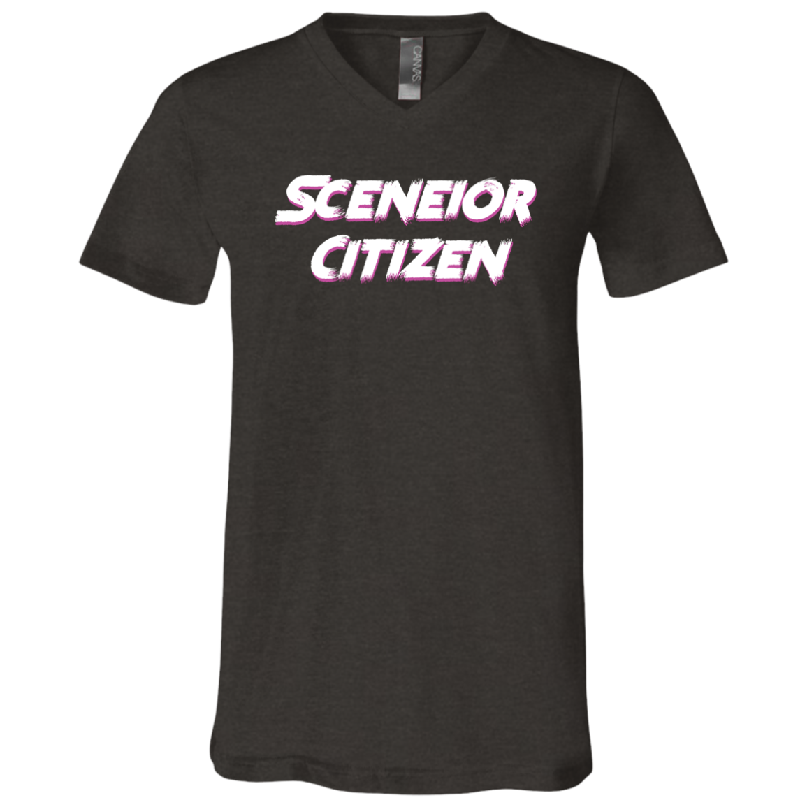 "Sceneior Citizen" Unisex Jersey SS V-Neck T-Shirt