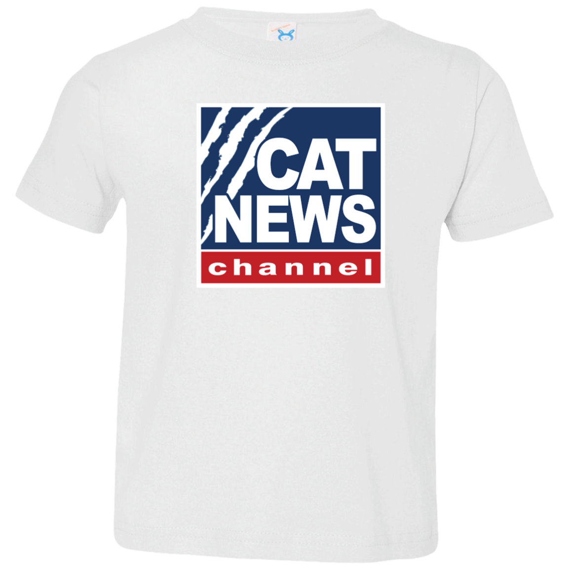 "Cat News" Toddler Jersey T-Shirt