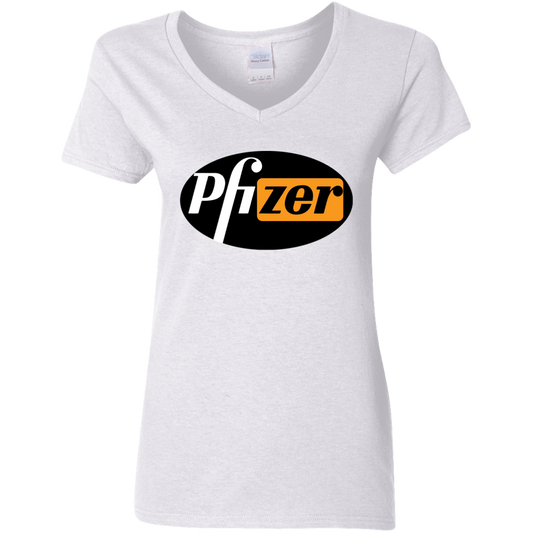 "PHfizer" Ladies' 5.3 oz. V-Neck T-Shirt