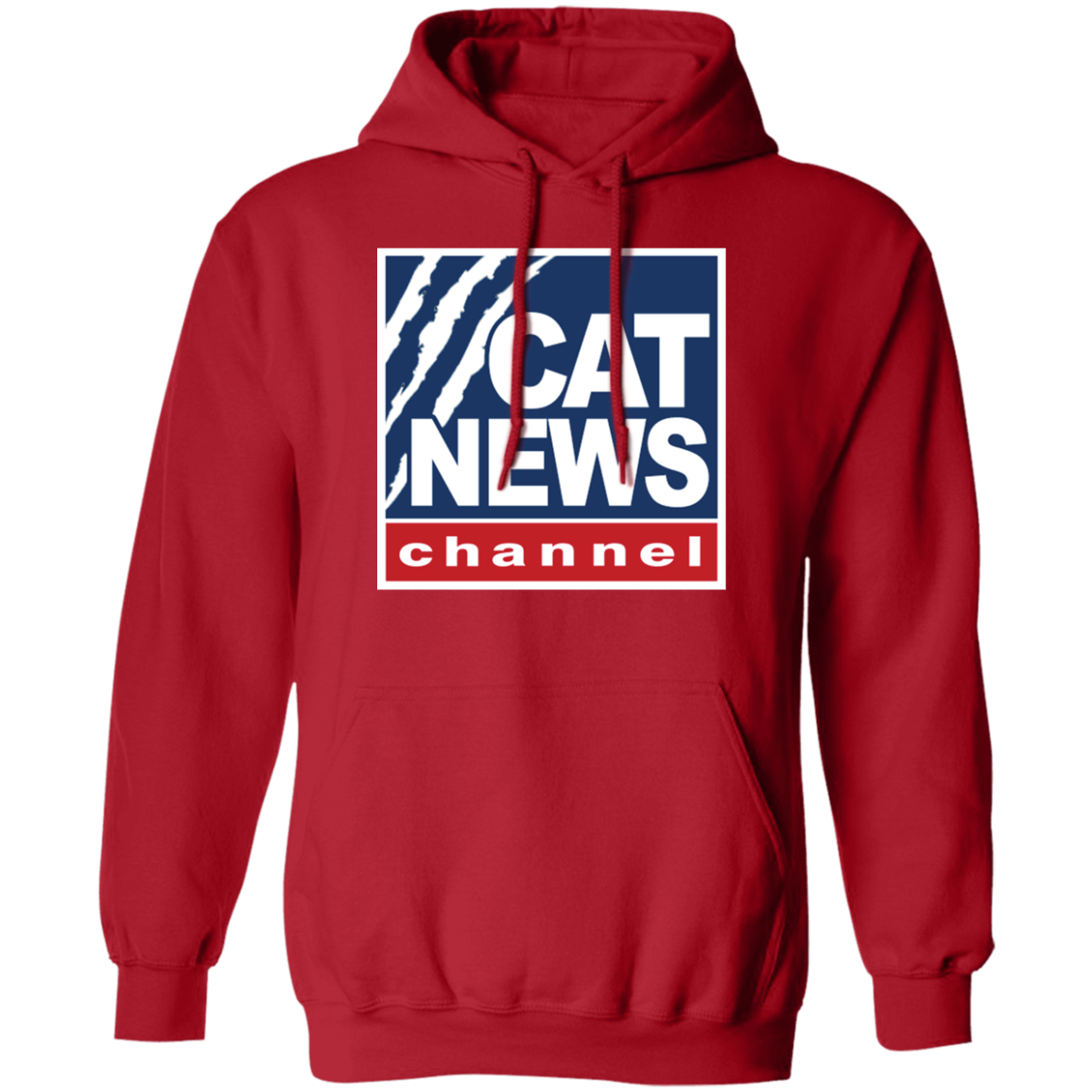 "Cat News" Pullover Hoodie