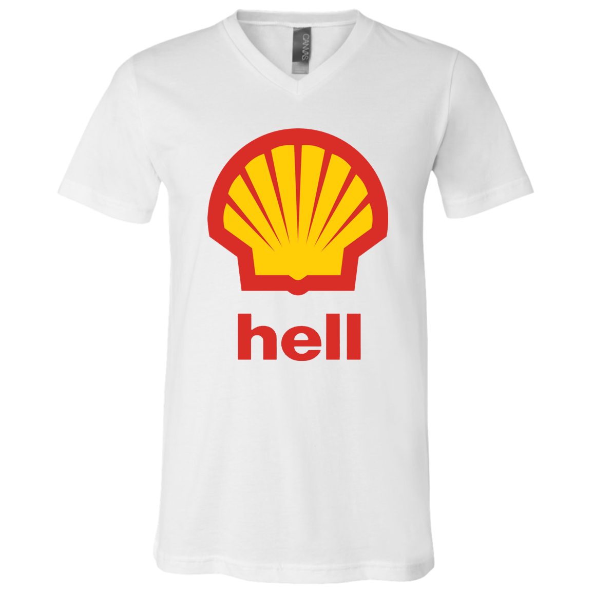 "Gas Hell" Unisex Jersey SS V-Neck T-Shirt