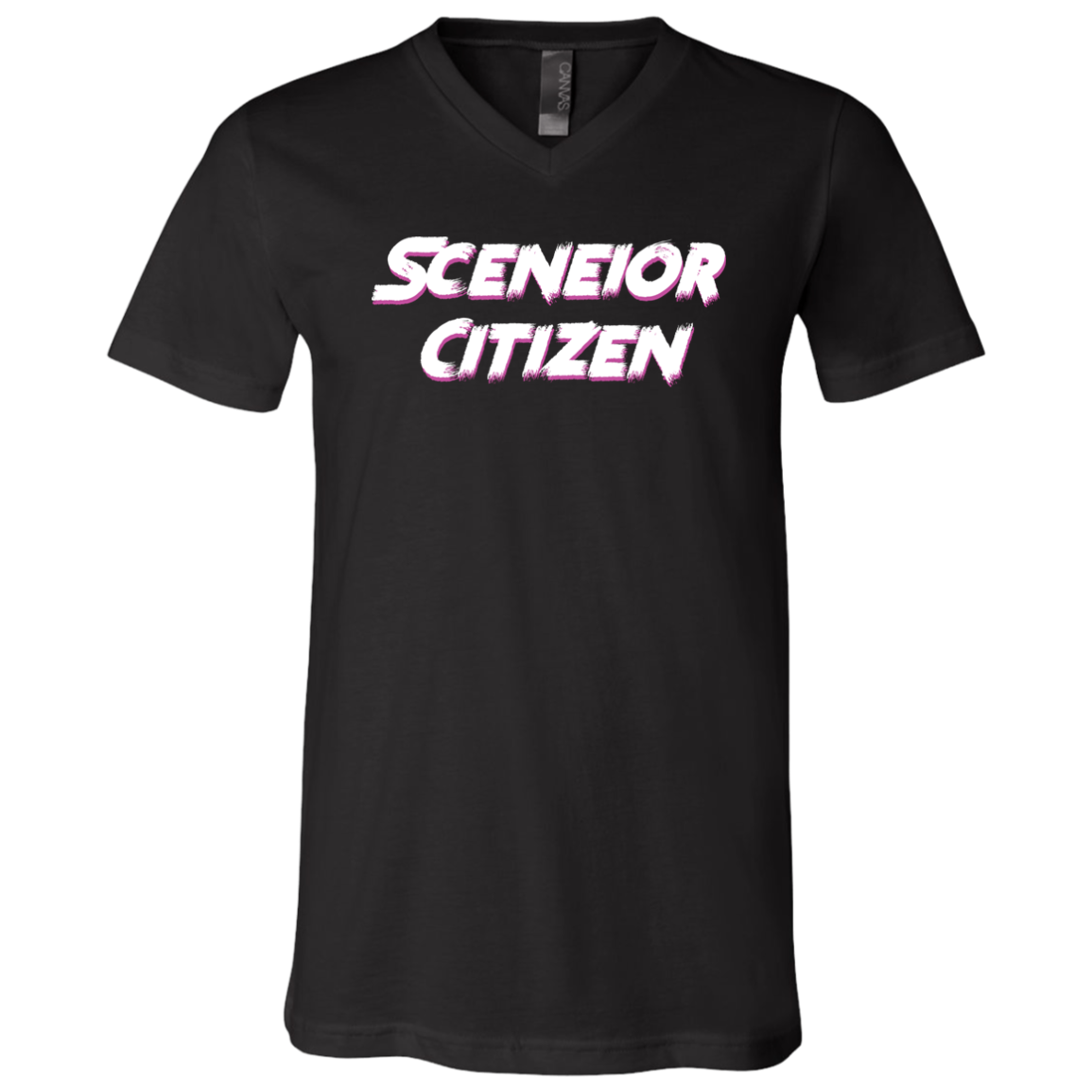 "Sceneior Citizen" Unisex Jersey SS V-Neck T-Shirt