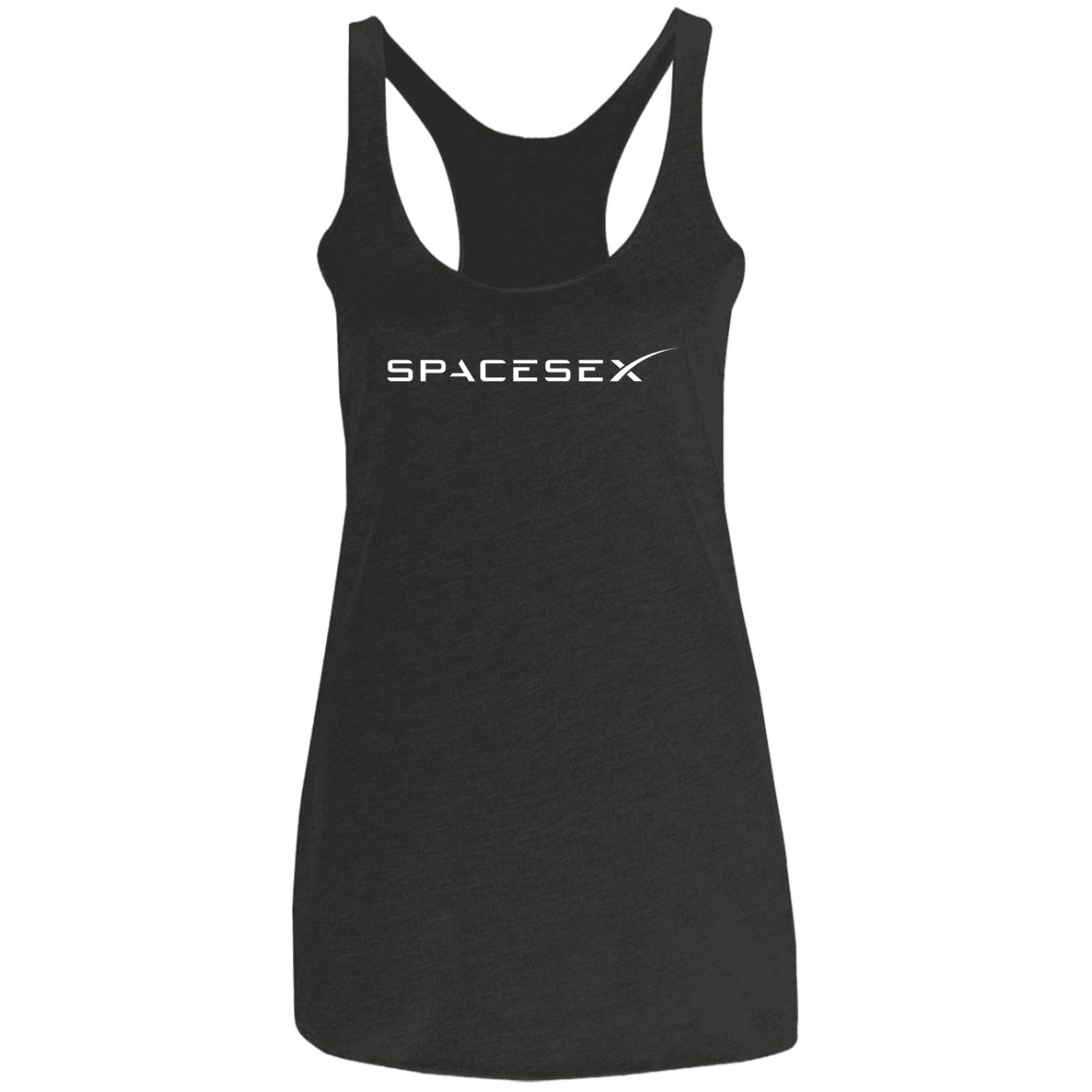 "SpaceseX" Ladies' Triblend Racerback Tank