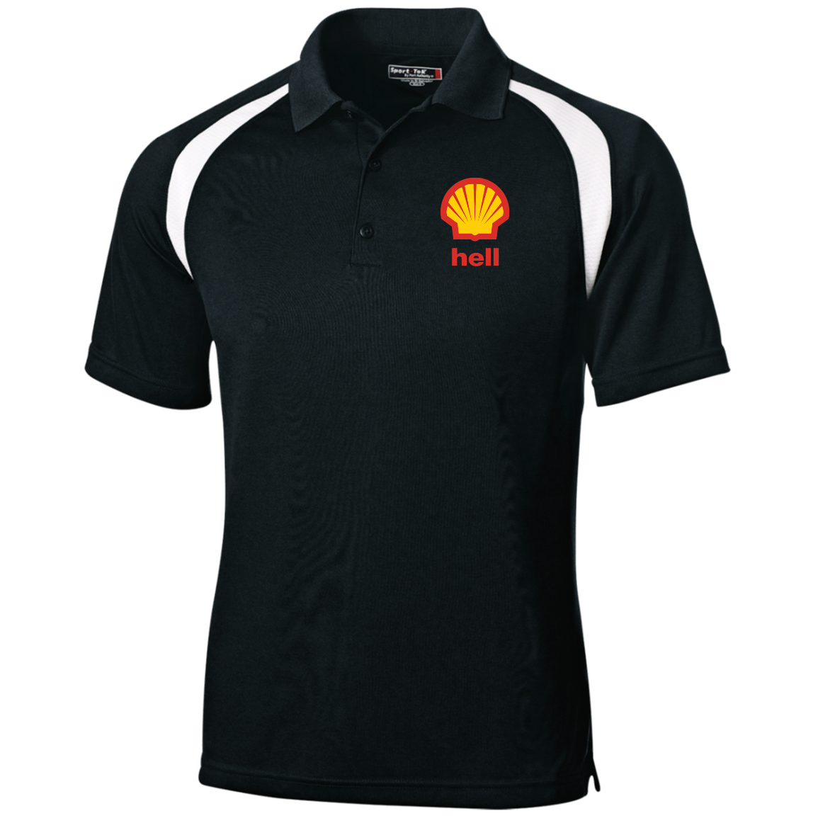 "Gas Hell" Moisture-Wicking Tag-Free Golf Shirt