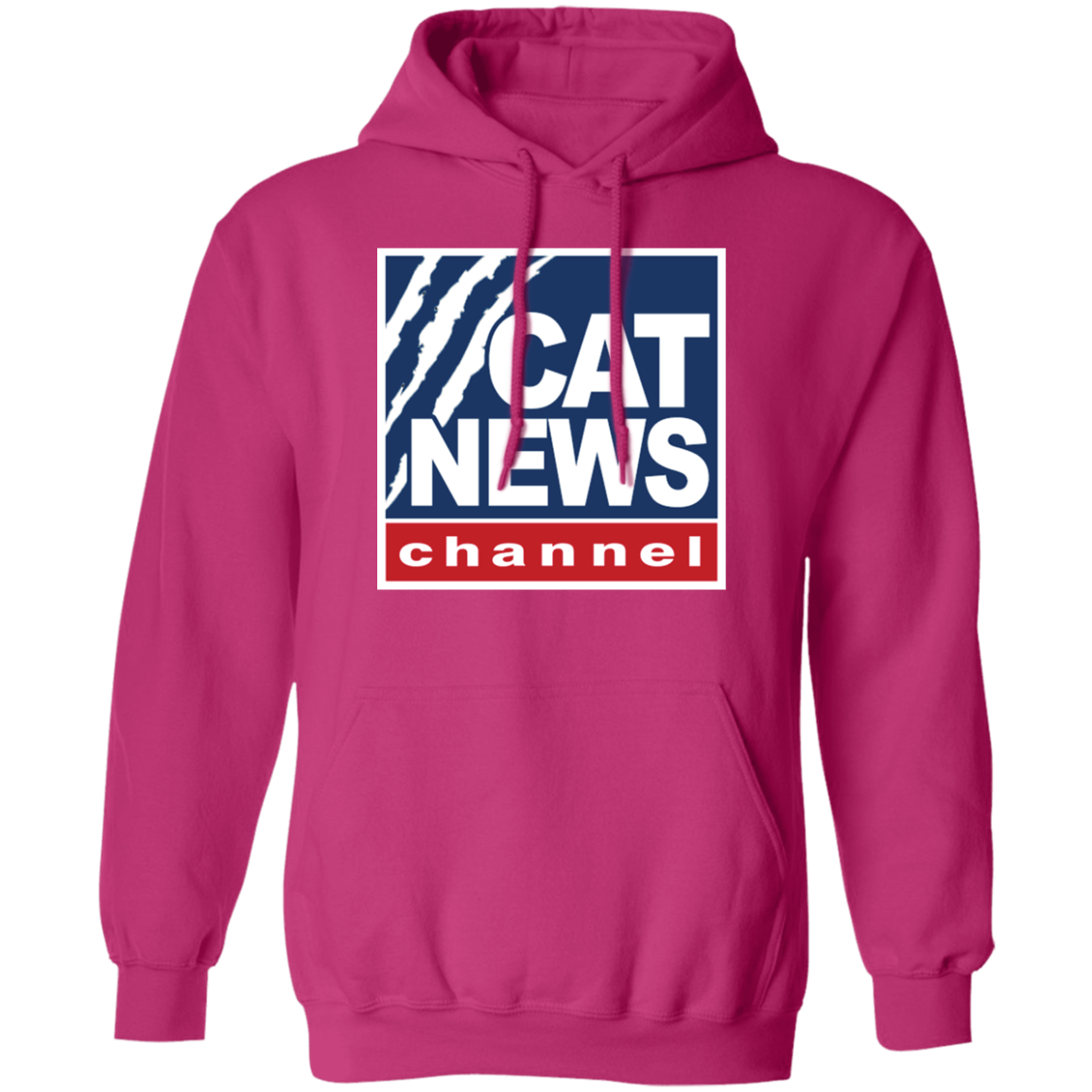 "Cat News" Pullover Hoodie