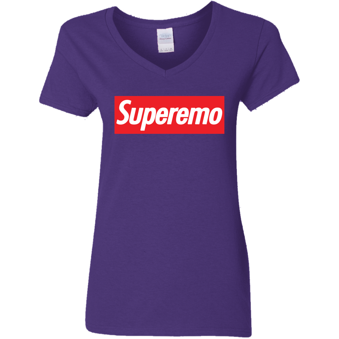 "SuperEmo" Ladies' 5.3 oz. V-Neck T-Shirt