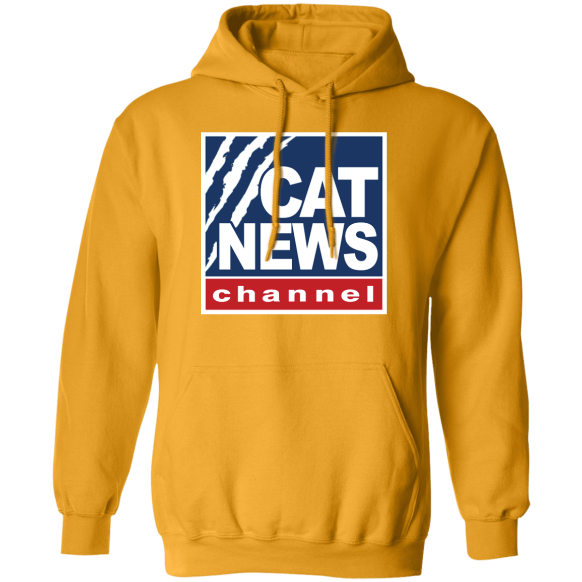 "Cat News" Pullover Hoodie