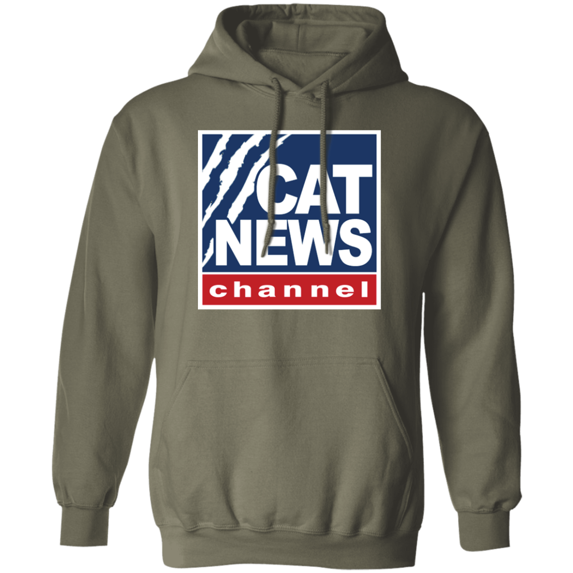 "Cat News" Pullover Hoodie