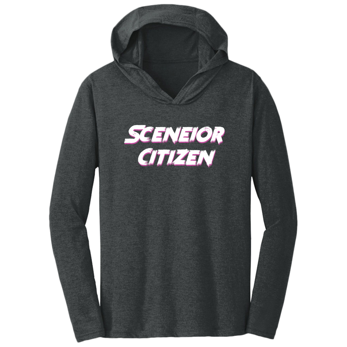 "Sceneior Citizen" Triblend T-Shirt Hoodie