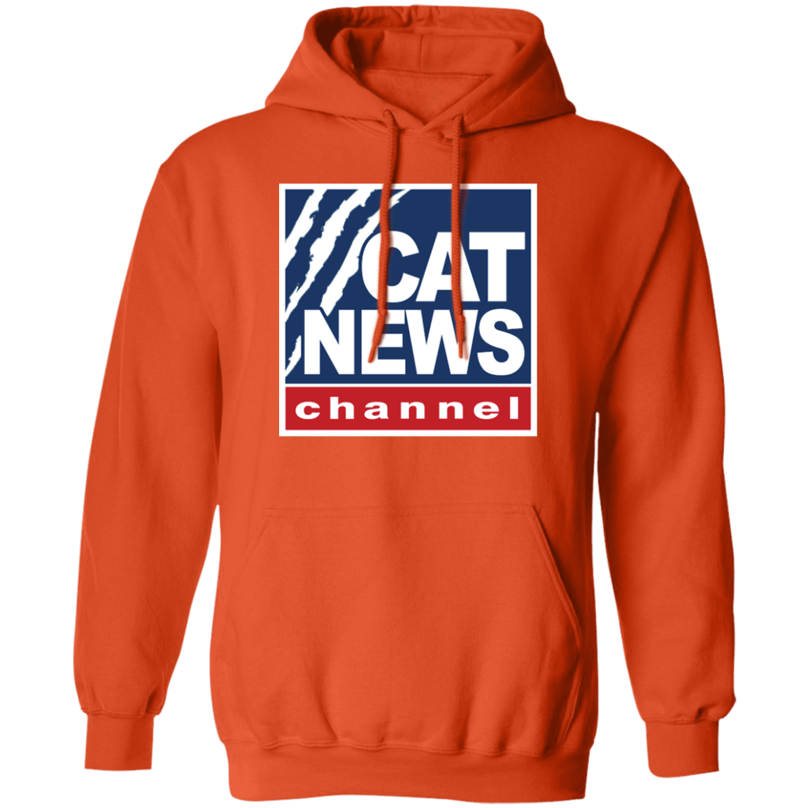 "Cat News" Pullover Hoodie