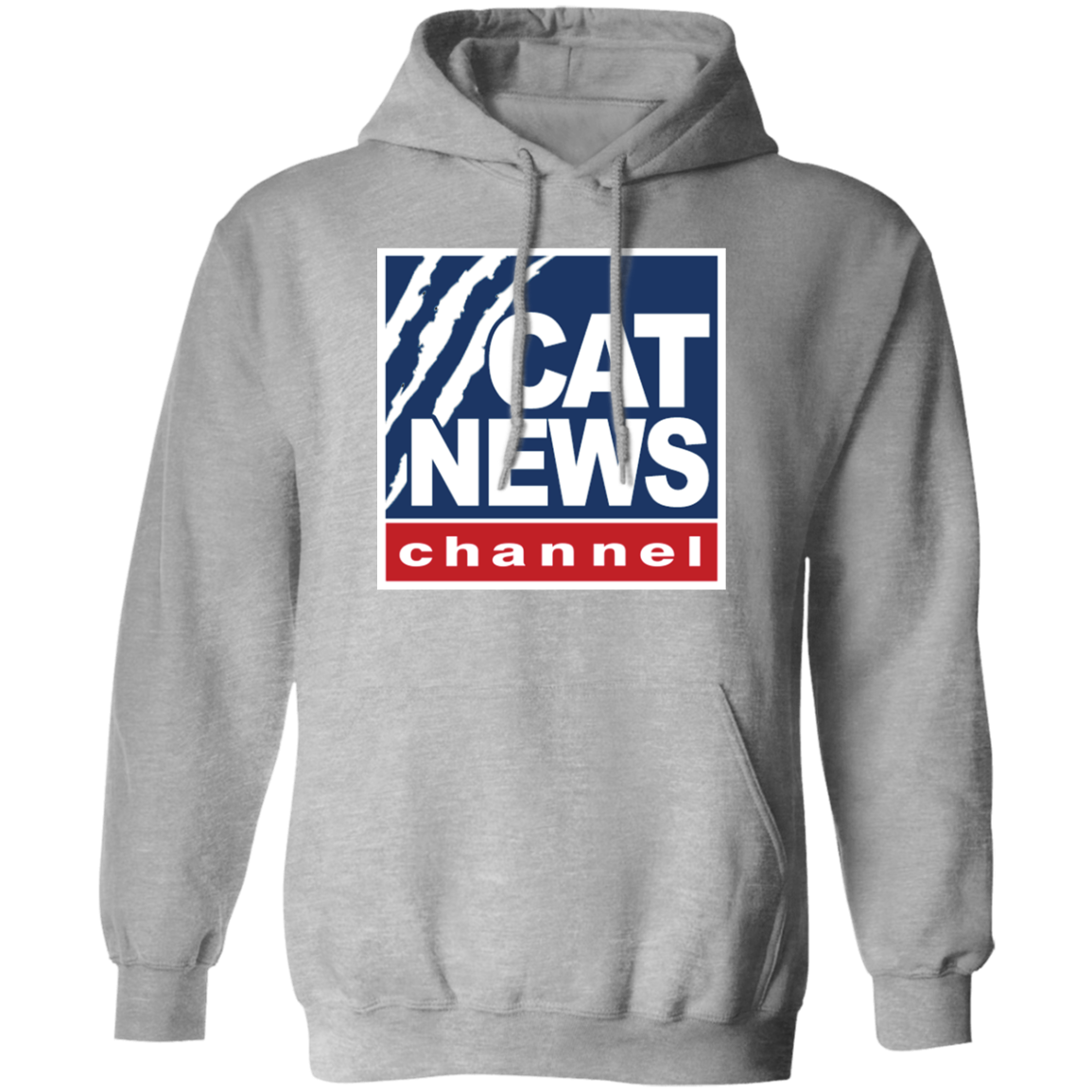 "Cat News" Pullover Hoodie