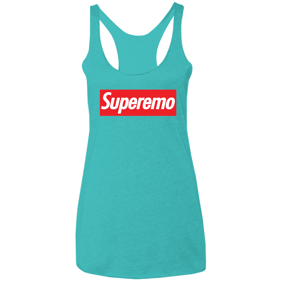 "SuperEmo" Ladies' Triblend Racerback Tank