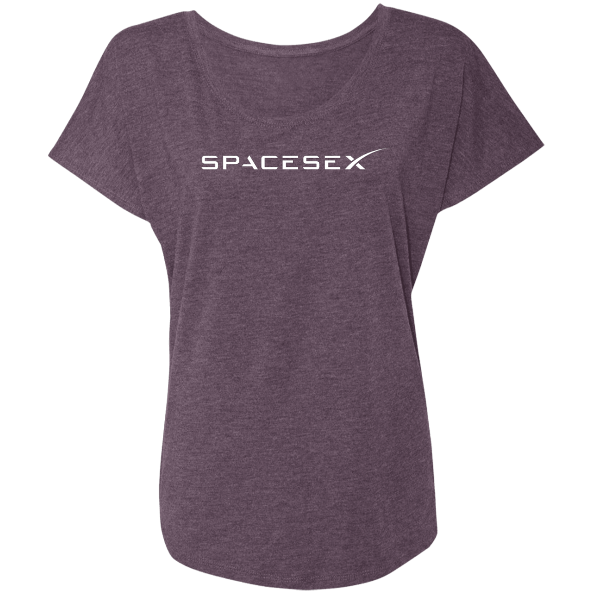 "SpaceseX" Ladies' Triblend Dolman Sleeve