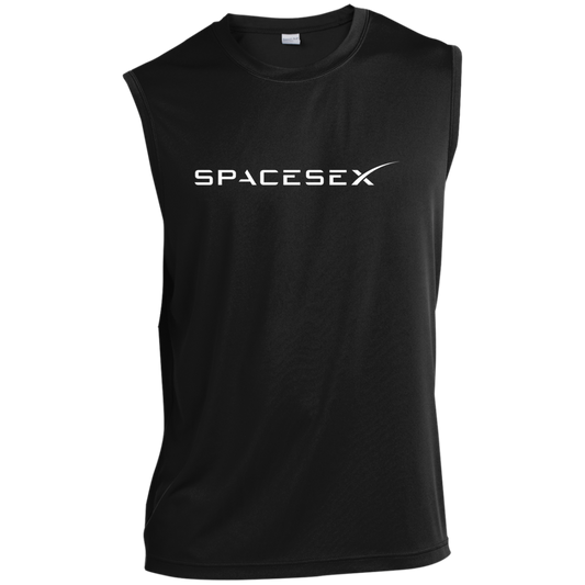 "SpaceseX" Men’s Sleeveless Performance Tee