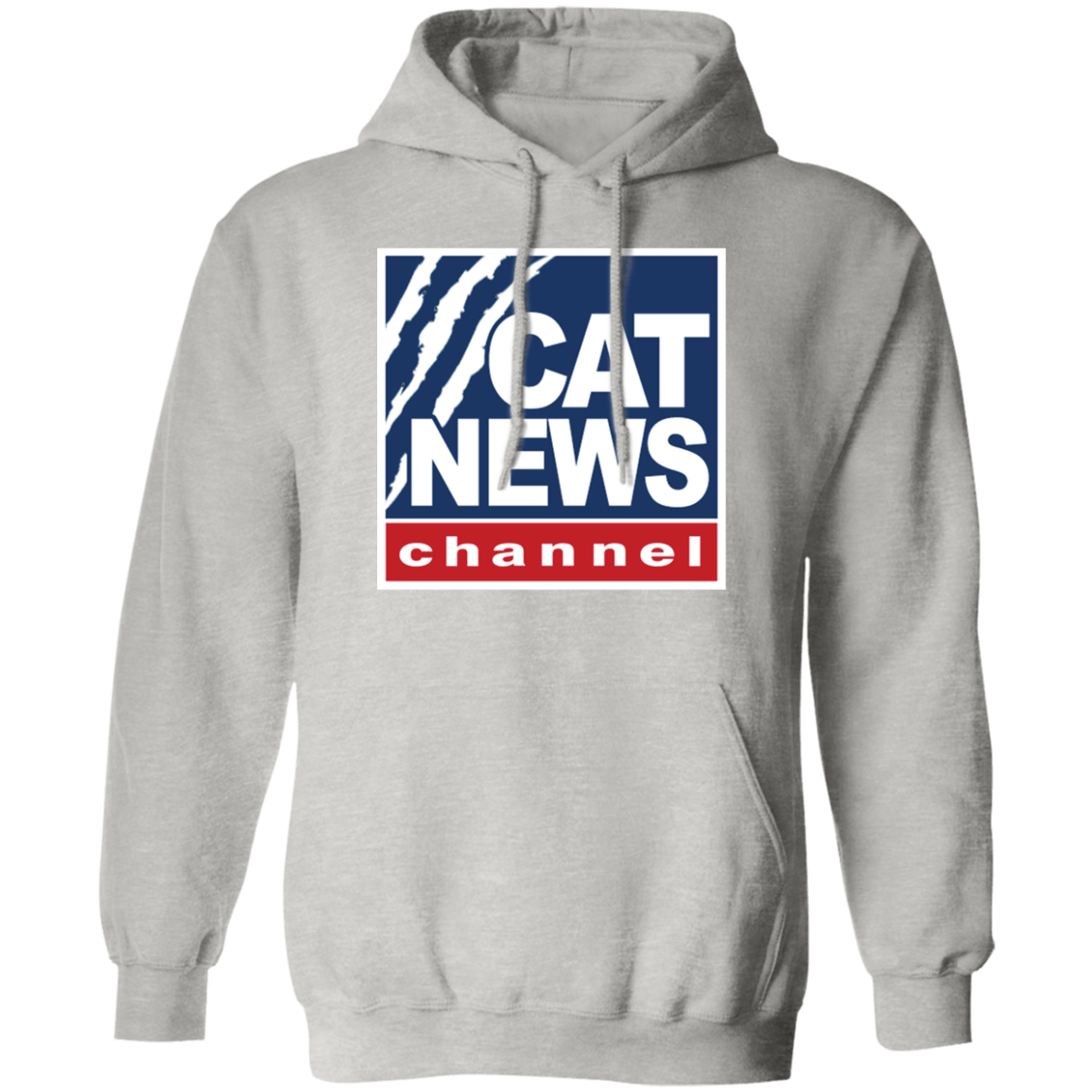 "Cat News" Pullover Hoodie